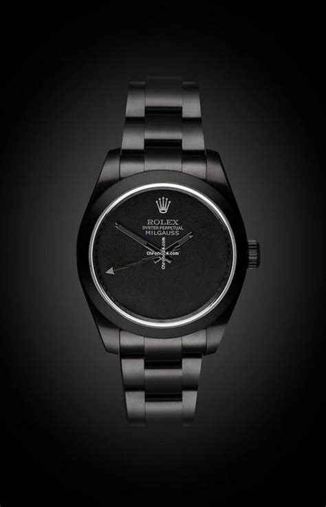 black rolex milgauss|rolex milgauss dark knight price.